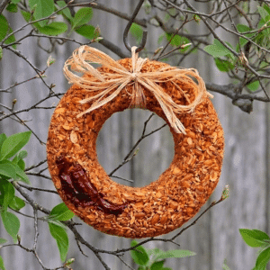 All Season Flaming Hot Wreath